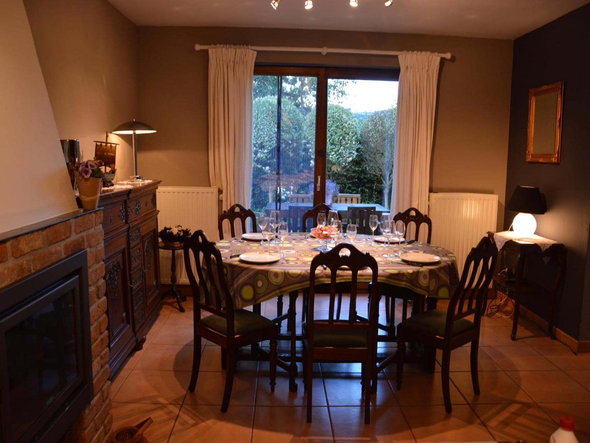 Modern Holiday Home In Stavelot With Fireplace Ngoại thất bức ảnh